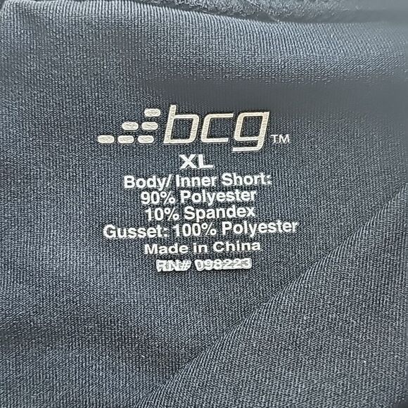 BCG black workout- swim skirt with built in shorts size XL - Picture 5 of 8